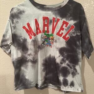 Marvel Tie Dye Tee Classic Comic Book Style Avengers sz XXL